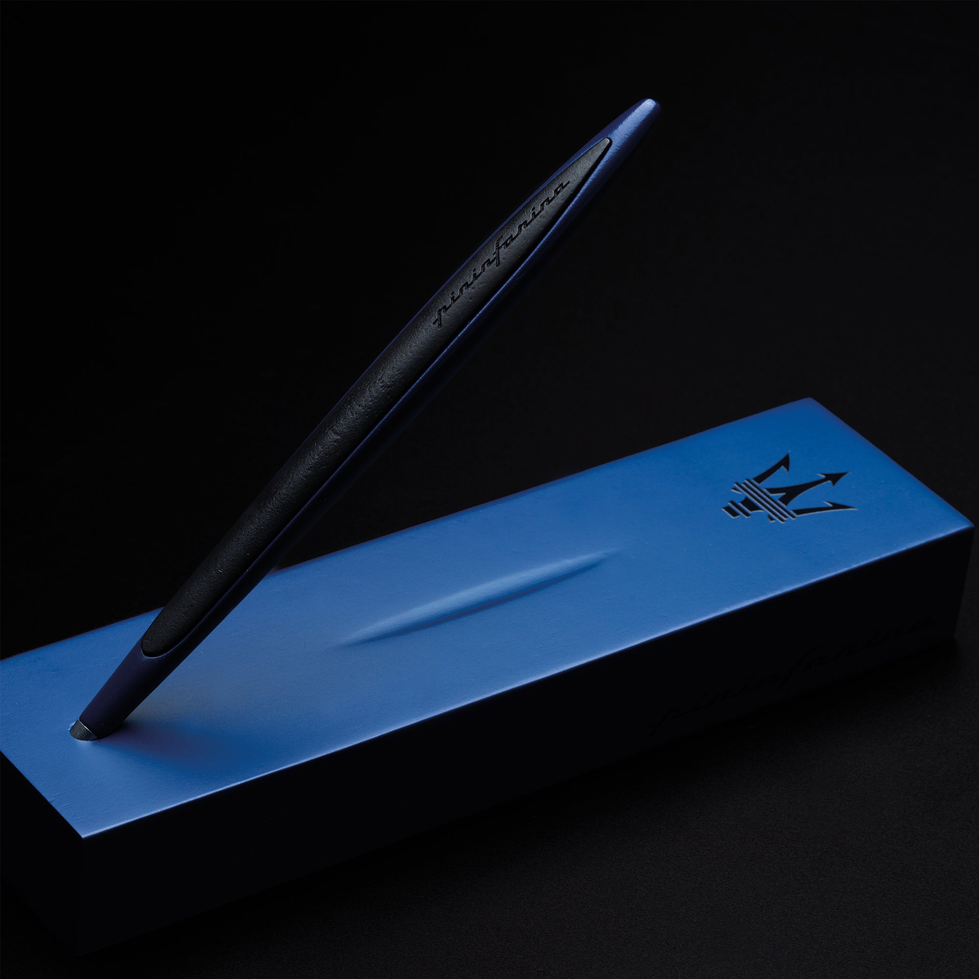 Maserati Pininfarina Cambiano Ink – Ballpoint Stylus with Wooden Display Base, Special Edition Maserati