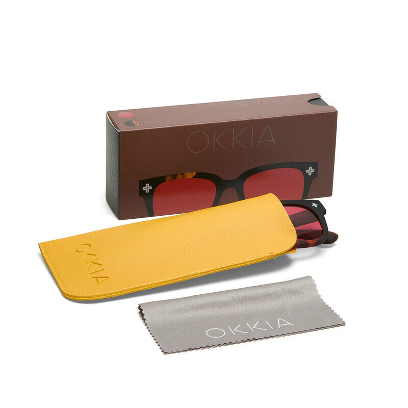 Okkia Giovanni Havana Black Colored Lenses
