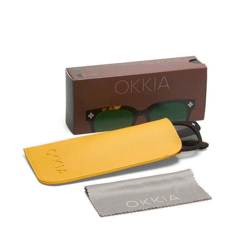 Okkia Giovanni Havana Black Colored Lenses