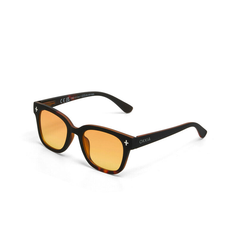 Okkia Giovanni Havana Black Colored Lenses