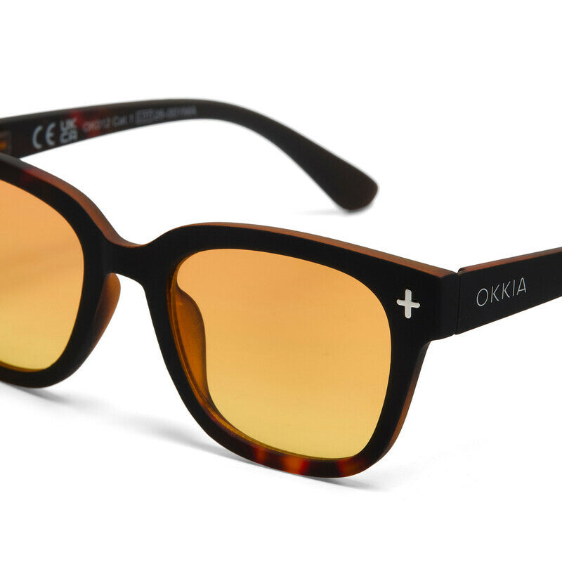 Okkia Giovanni Havana Black Colored Lenses