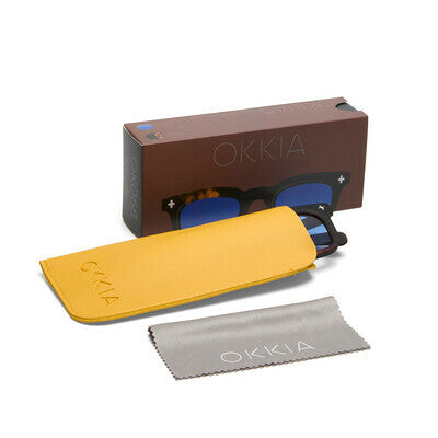 Okkia Firenze Havana Black Colored Lenses