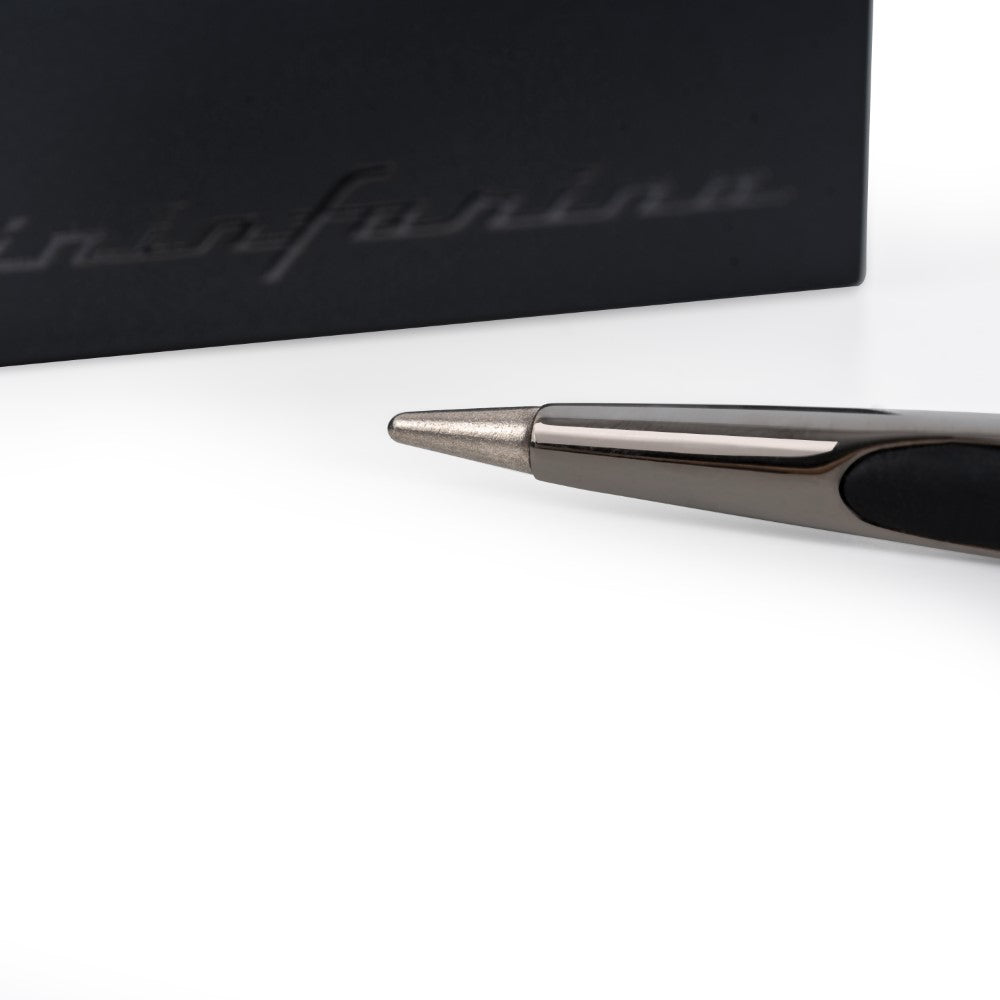 Pininfarina Cambiano Black Edition – Ballpoint with Solid Wood Base
