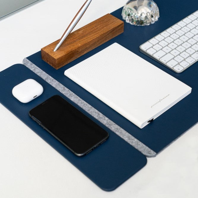 Pininfarina DeskPro with Wireless Charging – Multifunctional Desk Pad