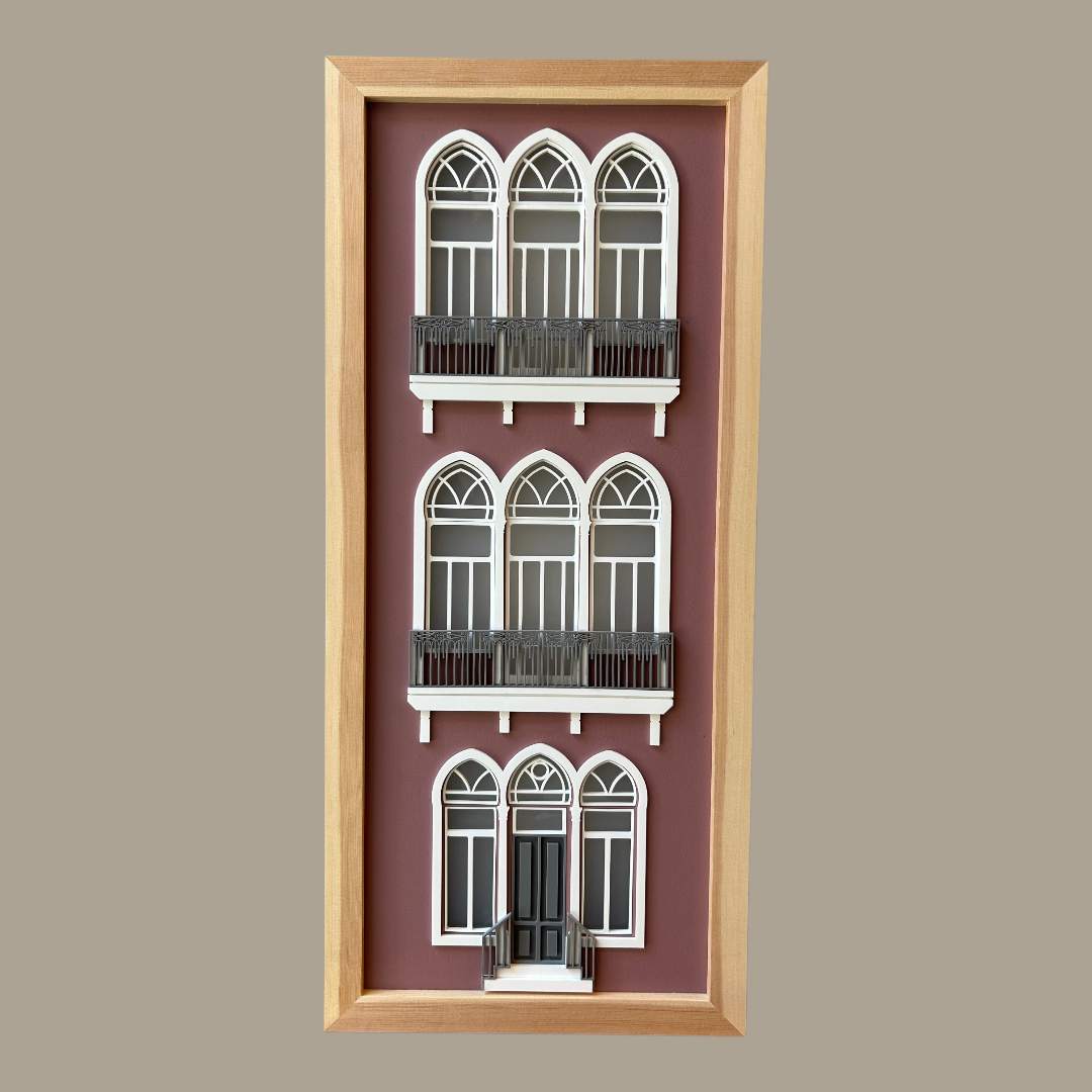 MB - Light Box Triple Arches 3 Levels