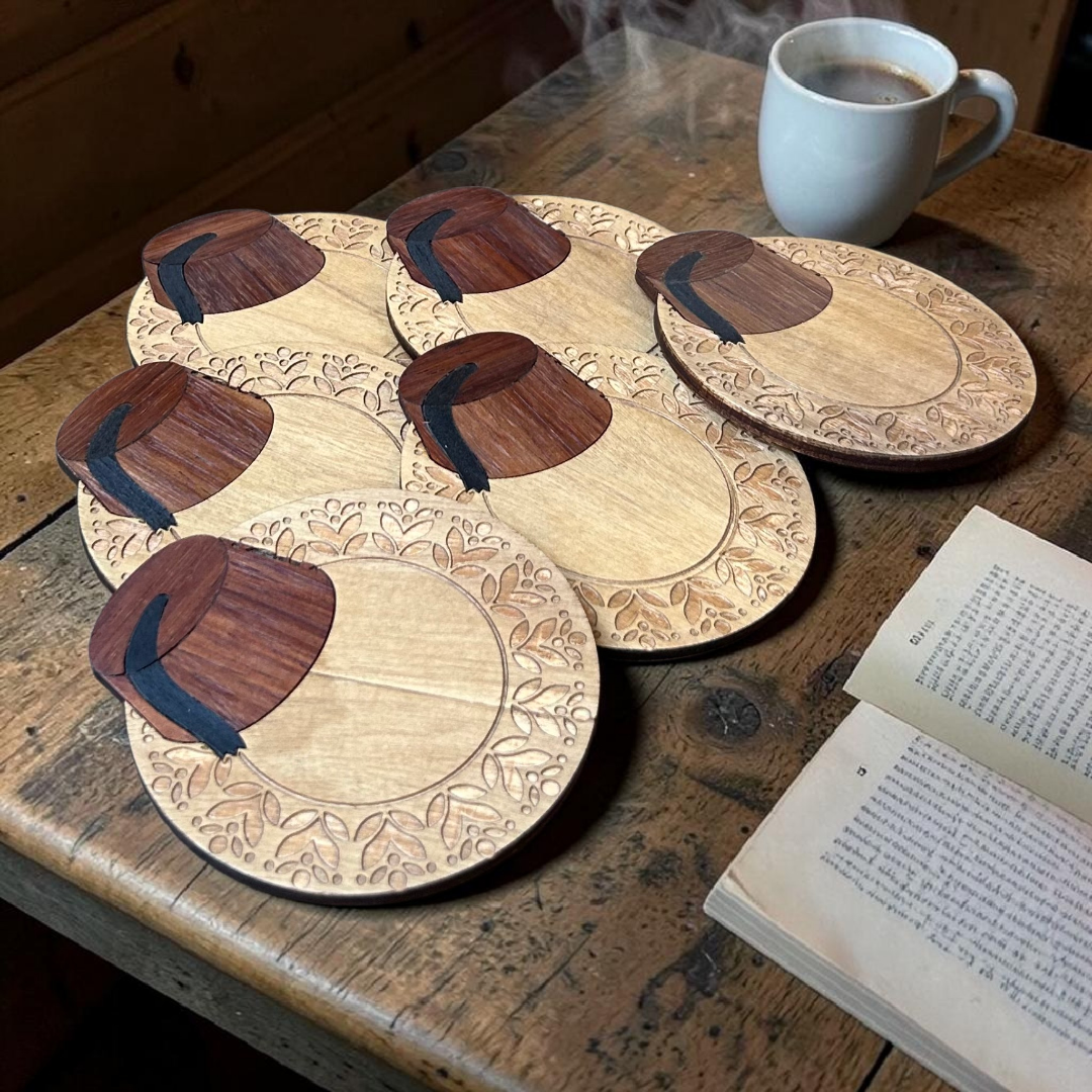 Lebanese Coaster Set - Tarbouch