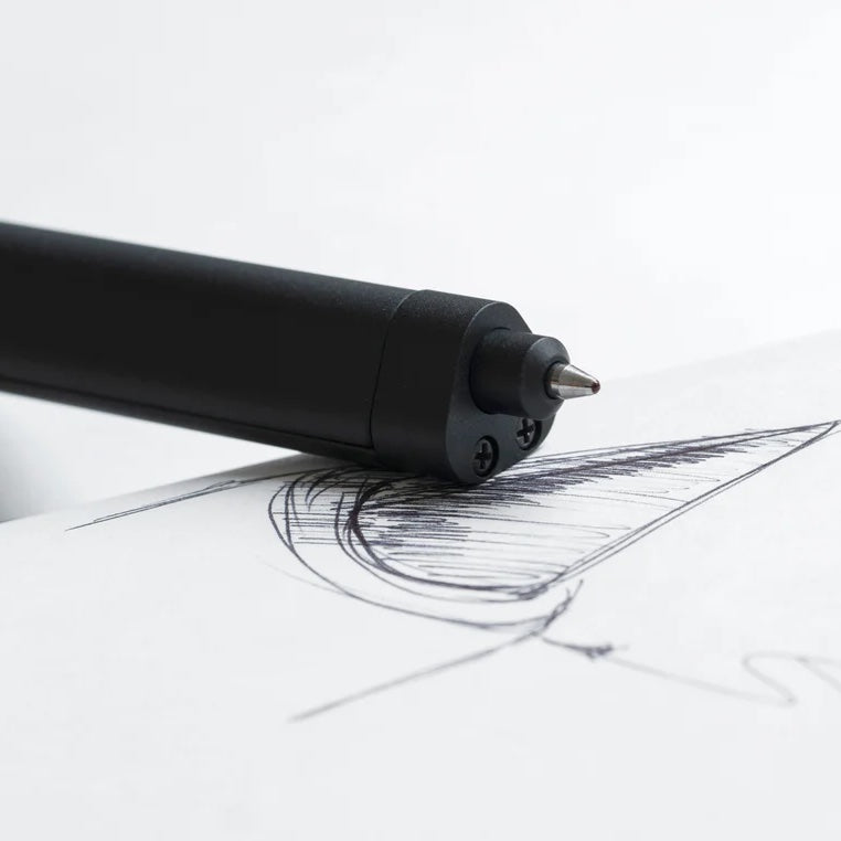 HMM Slide Black - Ruler & Pen
