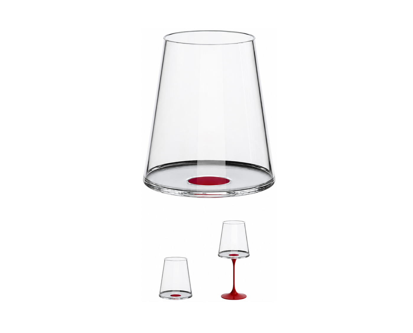 Trebonn SplitGlass Tumbler | Red Wine - Set of Two