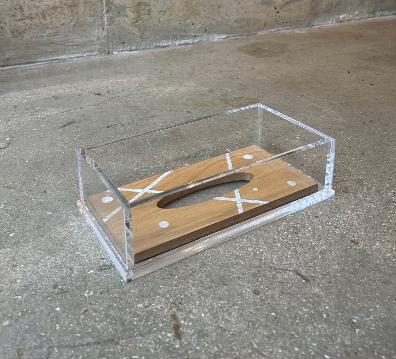 Mother-of-Pearl Tissue Box