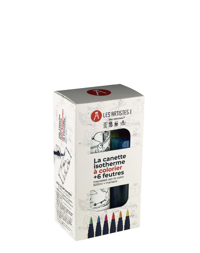 Les Artistes Paris - Insulated Can - Creative Color Set Snoopy 500ml