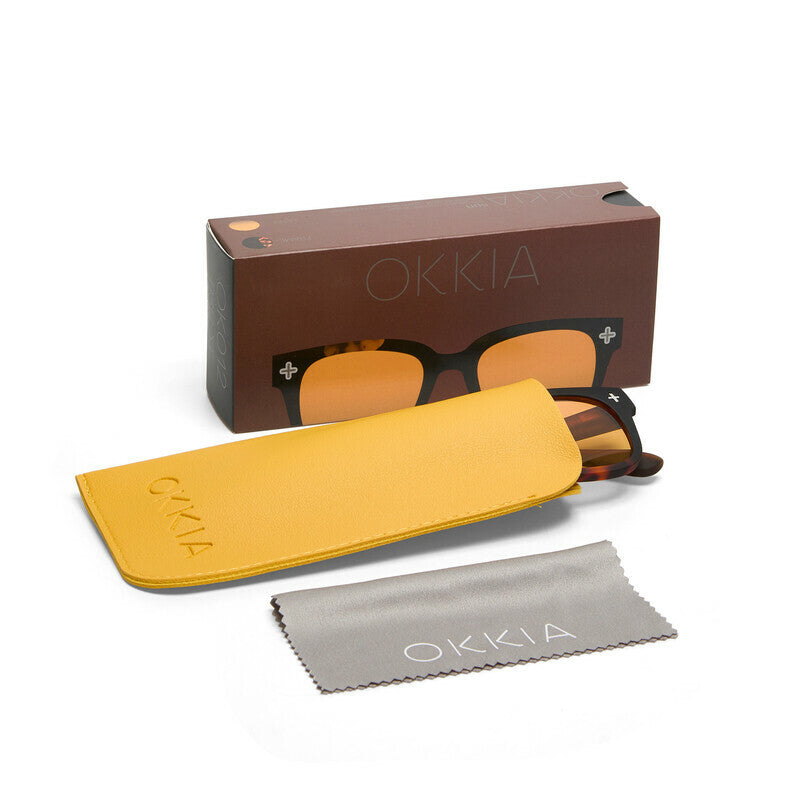 Okkia Giovanni Havana Black Colored Lenses