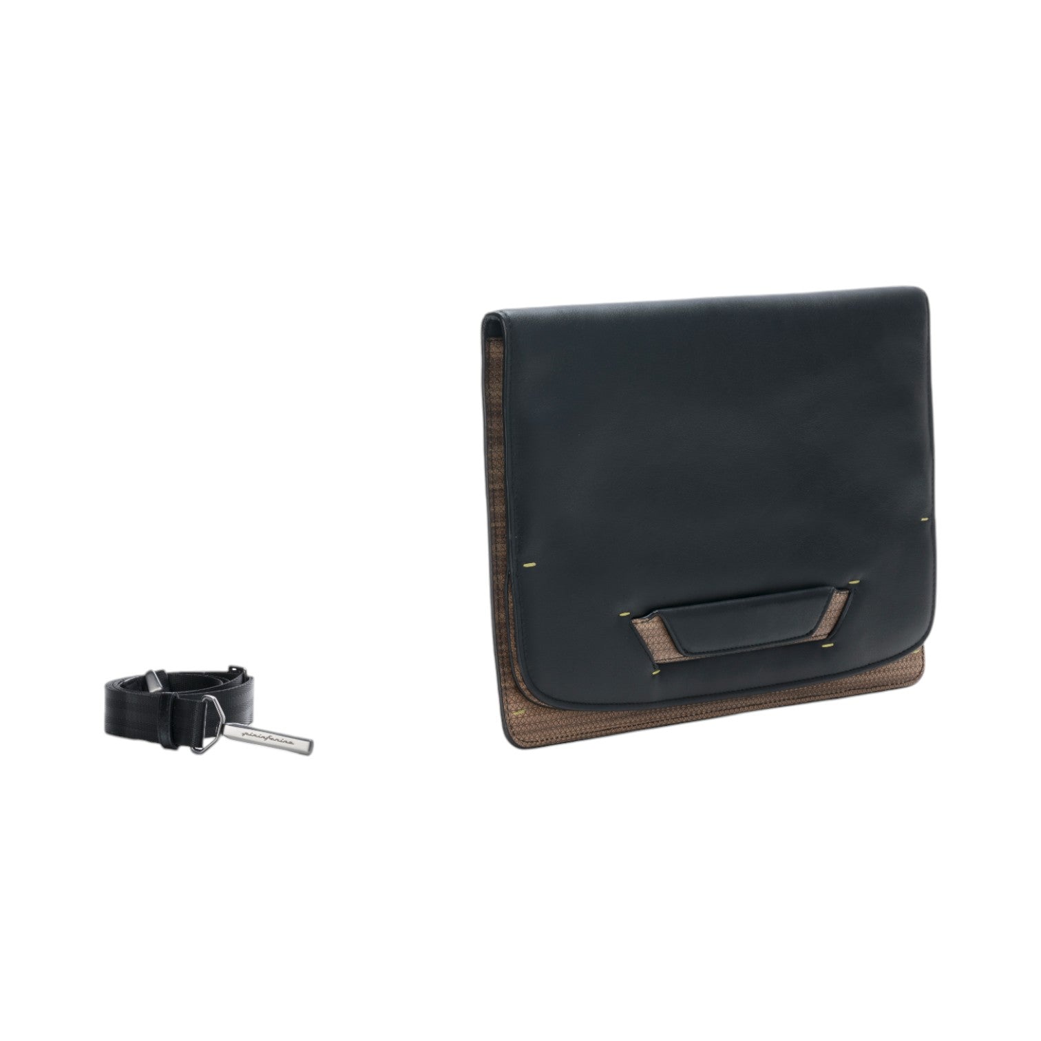 Pininfarina Folio Man Bag with Shoulder Strap