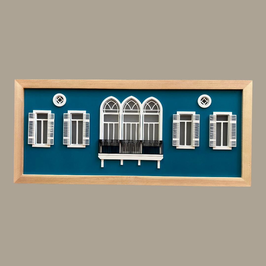 MB - Light Box Triple Arches + 4 Windows