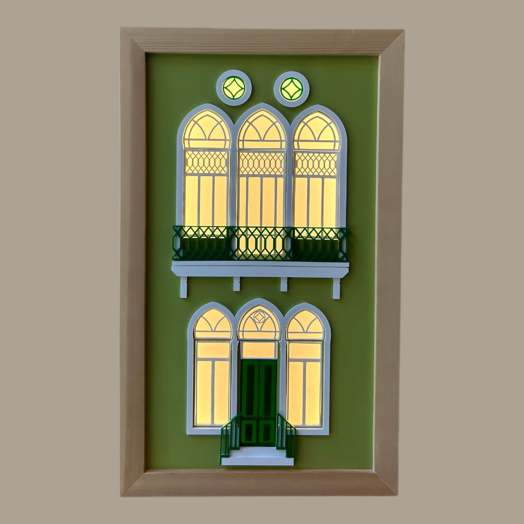 MB - Light Box Triple Arches 2 Levels