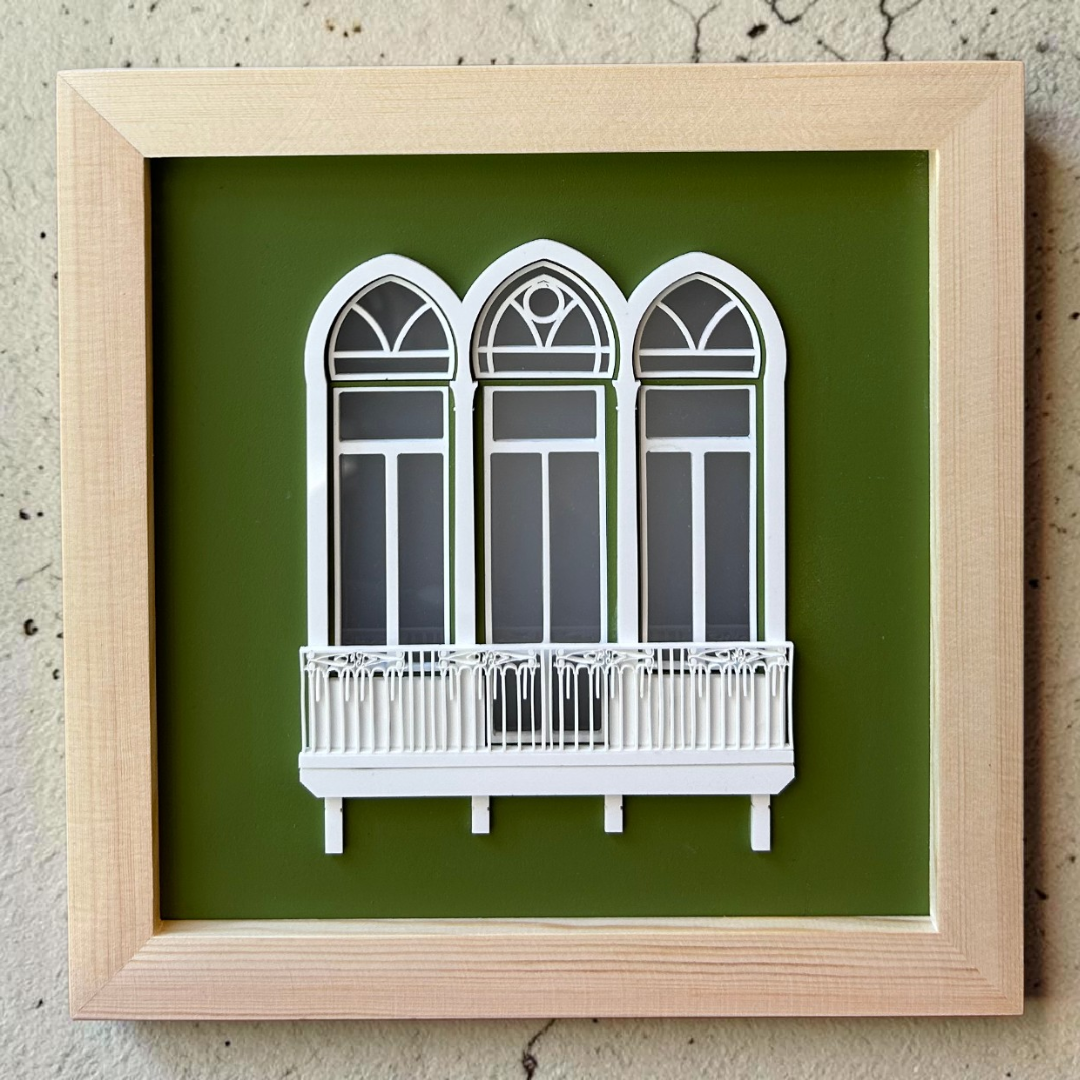 MB - Light Box Detailed Triple Arches
