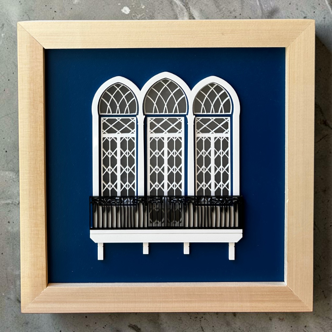 MB - Light Box Detailed Triple Arches