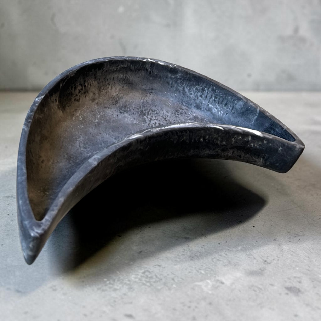 Moon Resin Bowl Grey