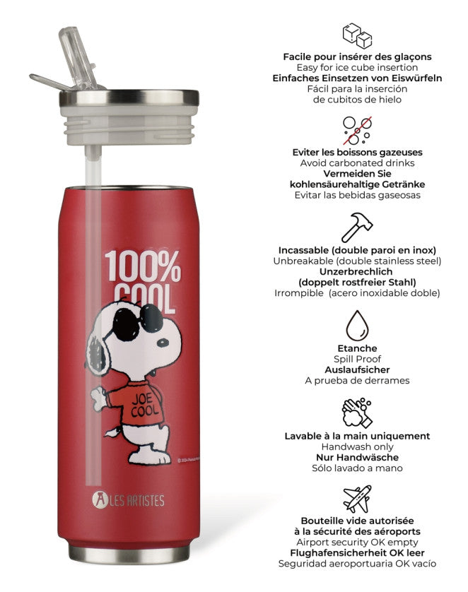 Les Artistes Paris - Insulated Can Cool Snoopy 500ml