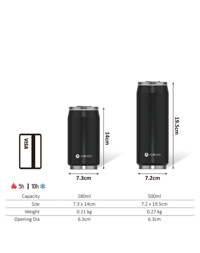 Les Artistes Paris - Insulated Can - Creative Color Set Dino 500ml