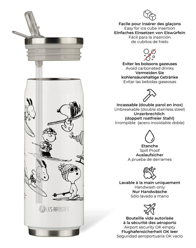 Les Artistes Paris - Insulated Can - Creative Color Set Snoopy 500ml