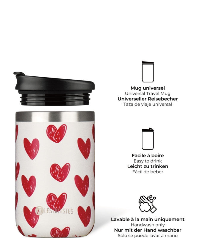 Les Artistes Paris - Insulated Mug Heart 350ml