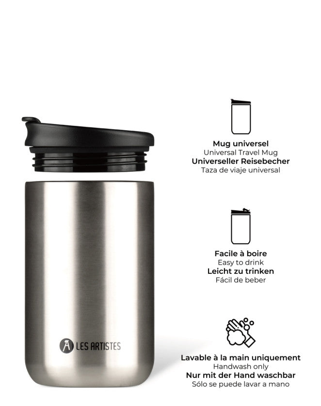 Les Artistes Paris - Insulated Mug Stainless Steel 350ml